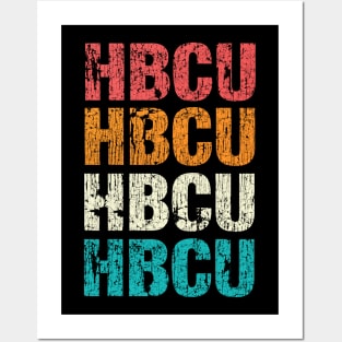 HBCU Vintage Letters Posters and Art